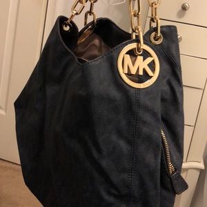Blue MK tote
